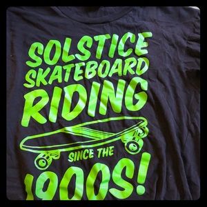 Boys skateboarding graphic tee.